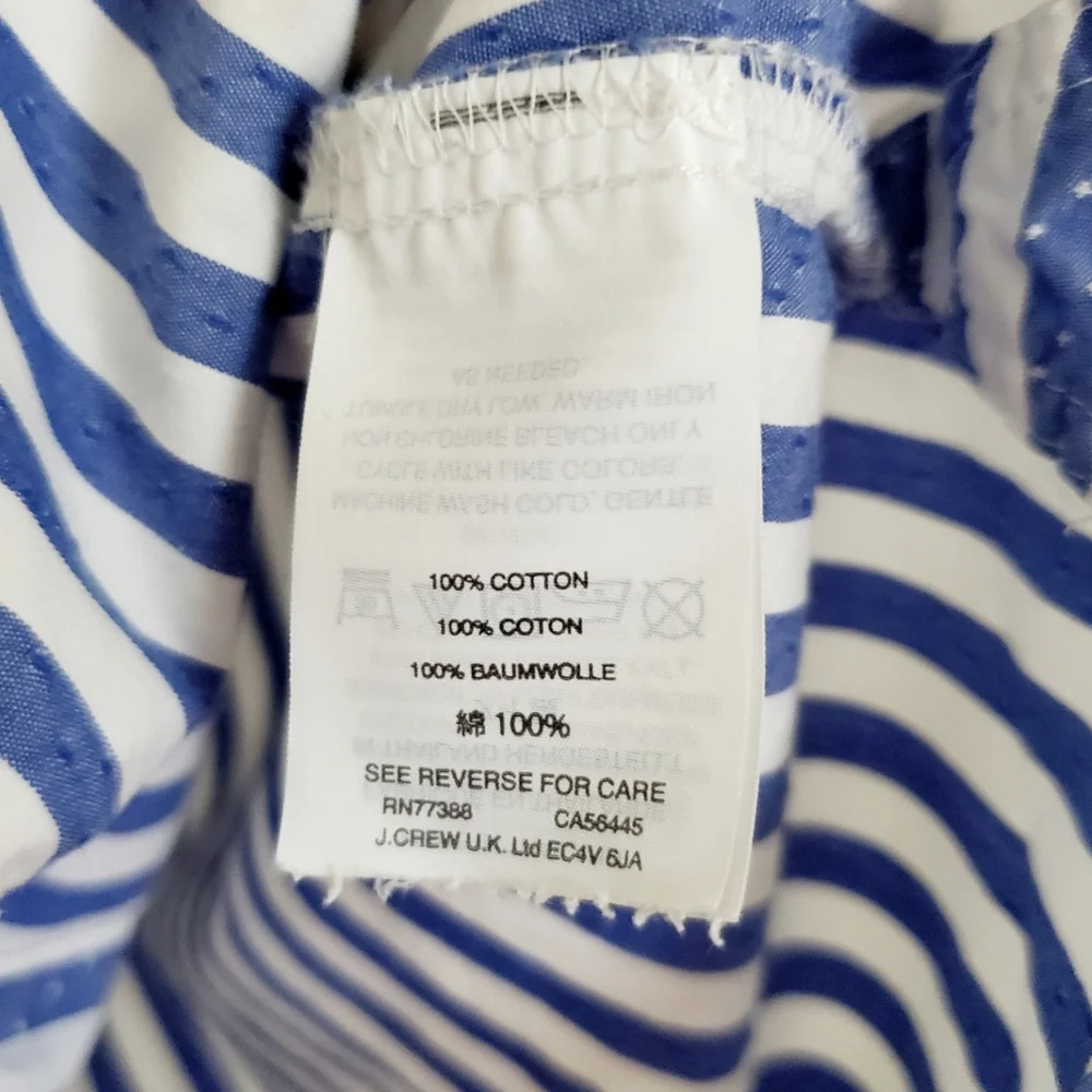 J.CREW Jacquard Striped Boy Shirt